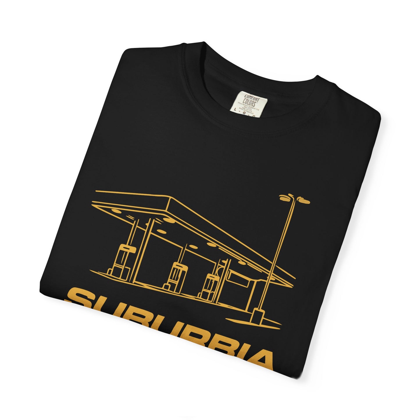 "SUBURBIA" GAS STATION T-SHIRT