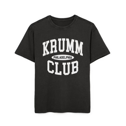 Krumm Club "Philly" Acid-Washed Oversize Tee